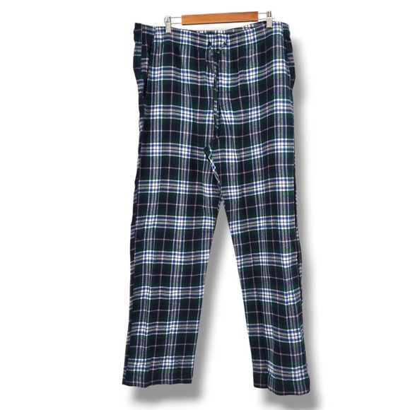 New GAP Mens XL Midnight Plaid Flannel Lounge Pants Sleep Pajama Bottoms - Picture 1 of 10